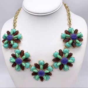 Banana Republic Jeweled Flower Necklace